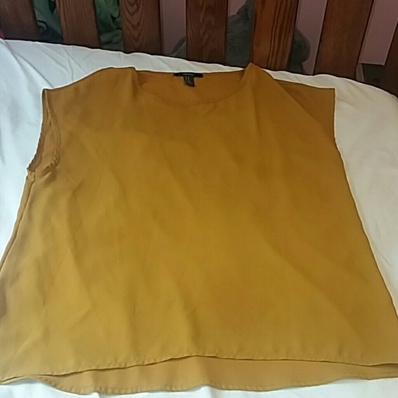 FOREVER 21 mustard tank top - Picture 1 of 2